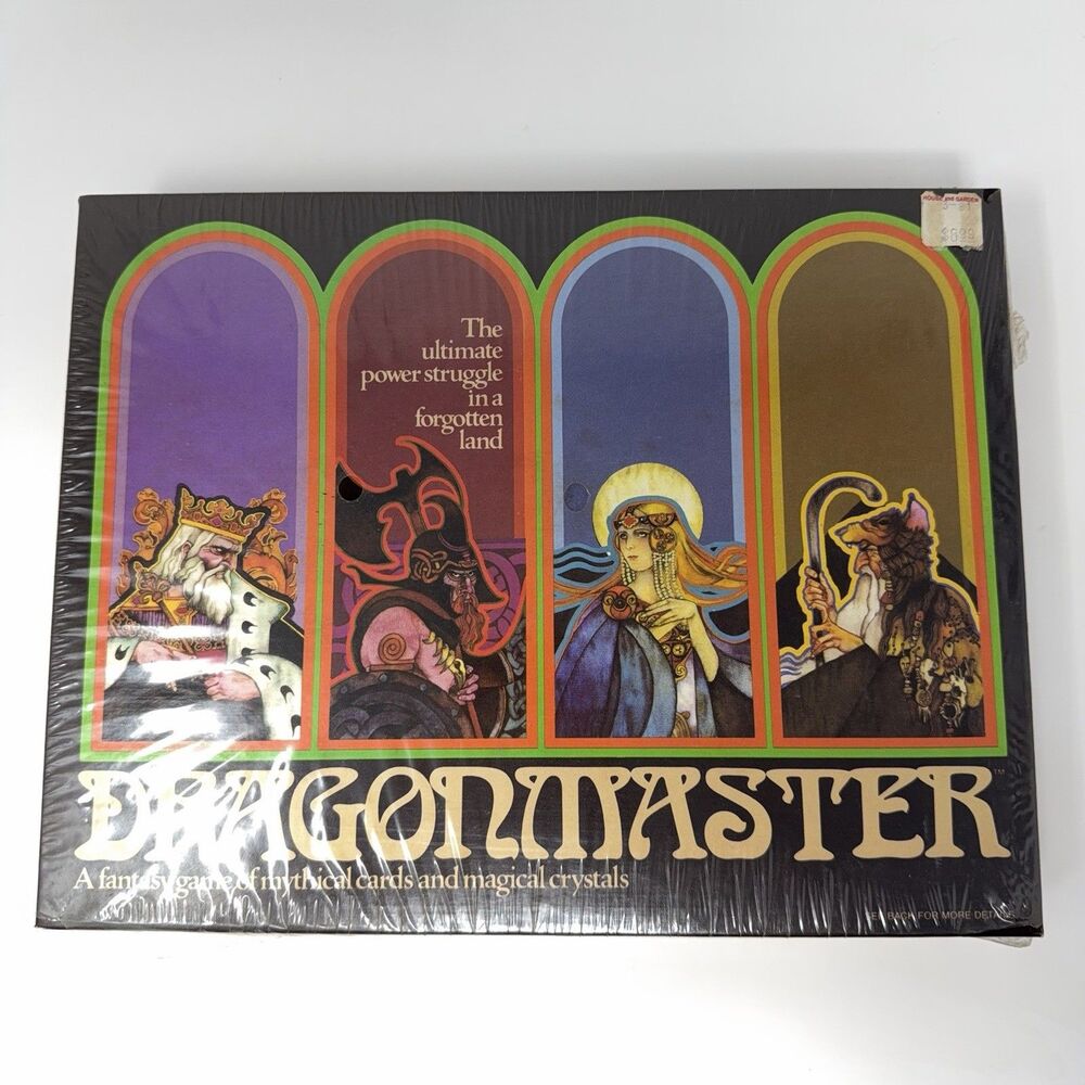 Dragonmaster Fantasy Card Game Milton Bradley ES Lowe 1981 Original Shrink